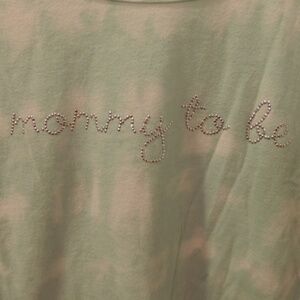 XL Mommy To Be shirt long sleeve